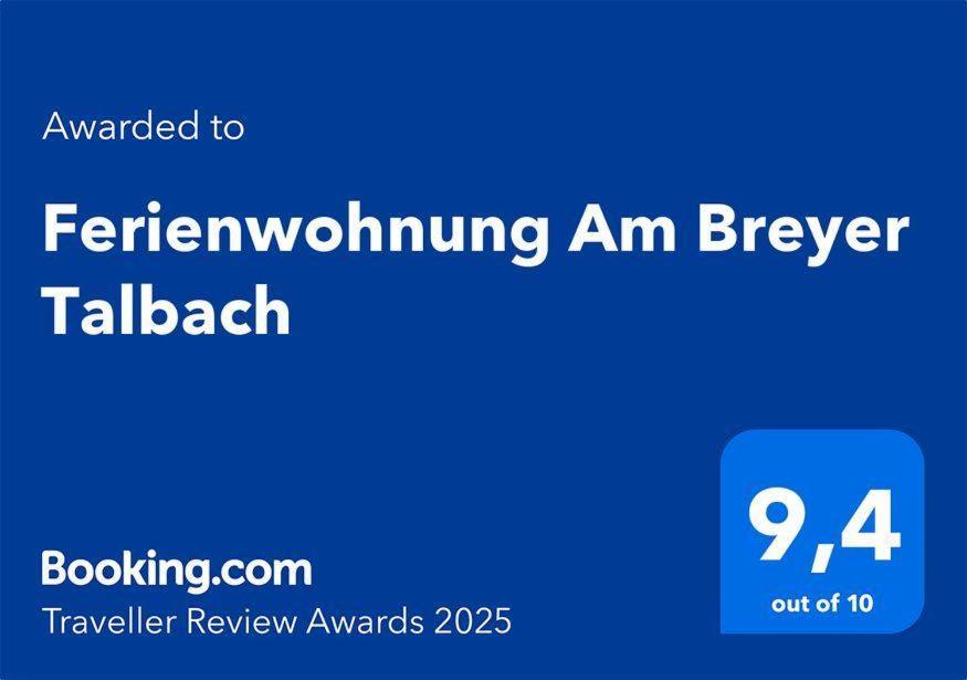 Ferienwohnung Am Breyer Talbach Exterior foto